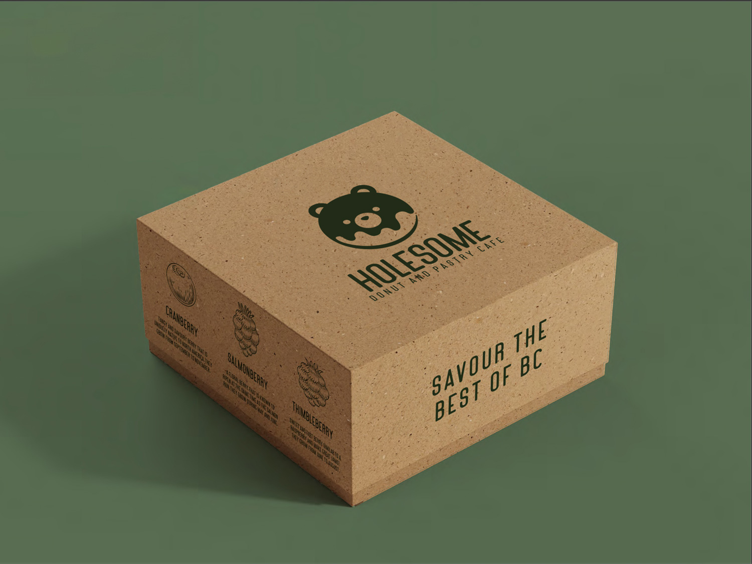 HoleSome Pastry Packaging Sleeve Branding