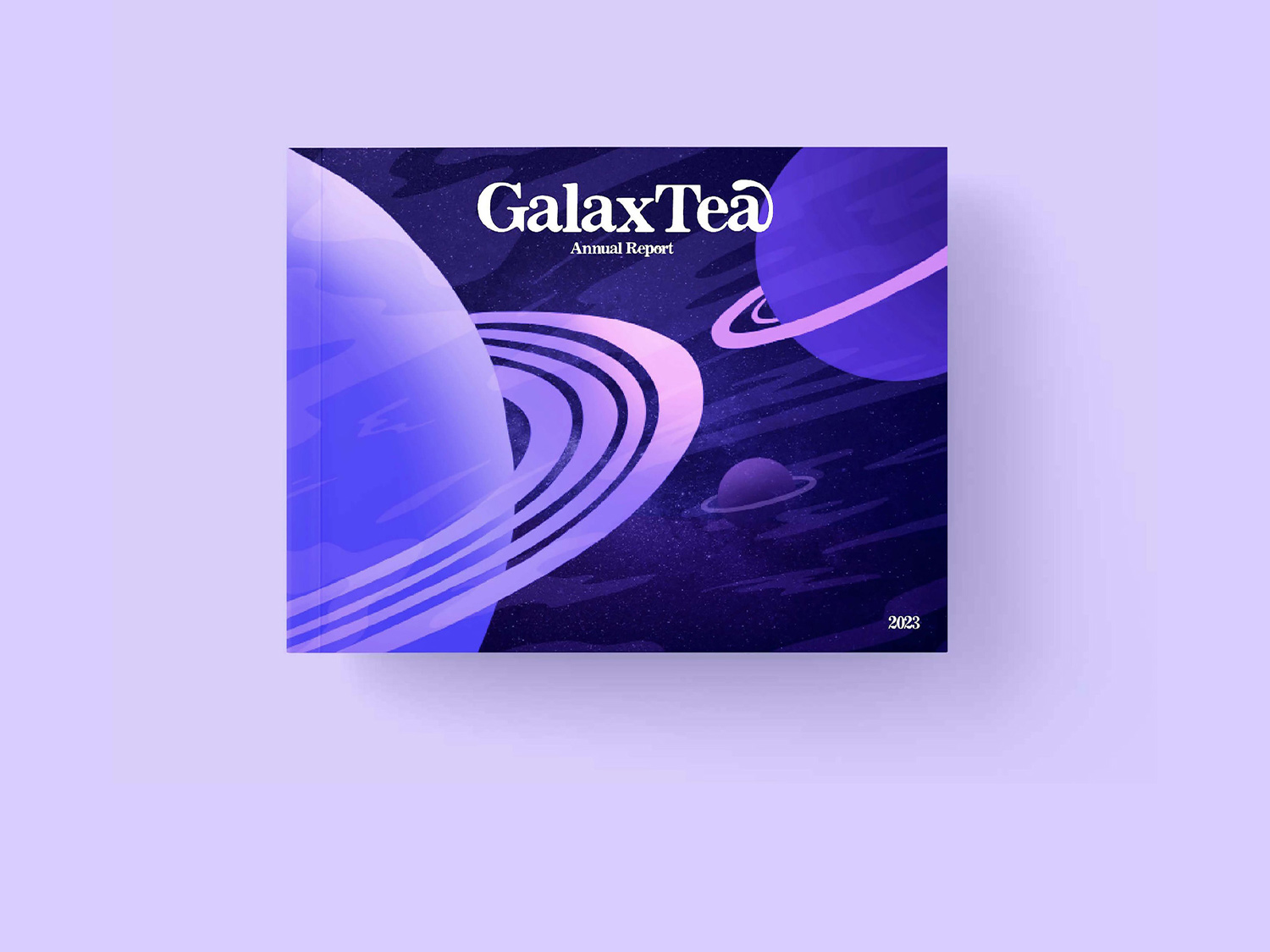 GalaxTea annual report cover